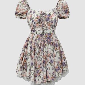 Floral Puff Sleeve Dress